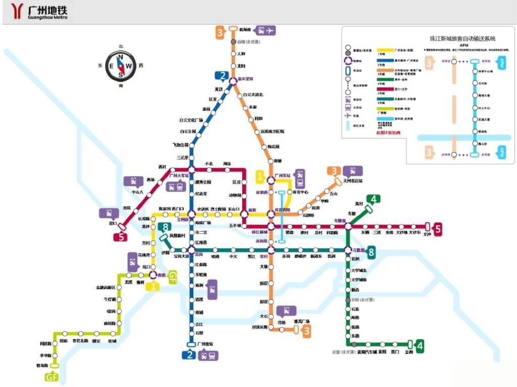 廣州地鐵路線圖